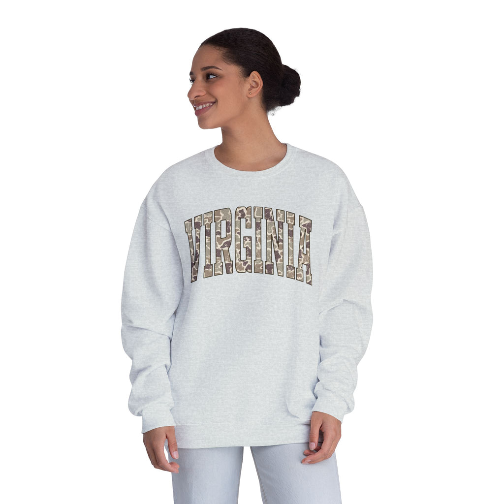 Camo Virginia Crewneck
