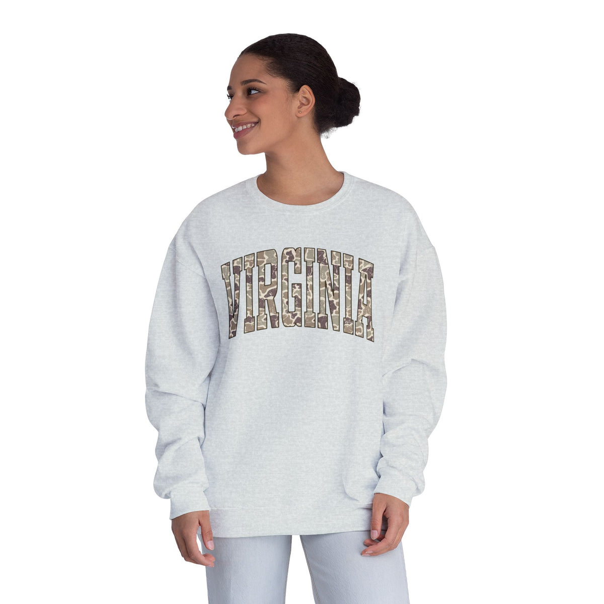 Camo Virginia Crewneck