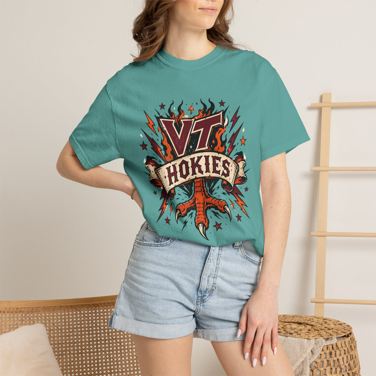 VA Tech Hokies Unisex Garment-Dyed T-shirt