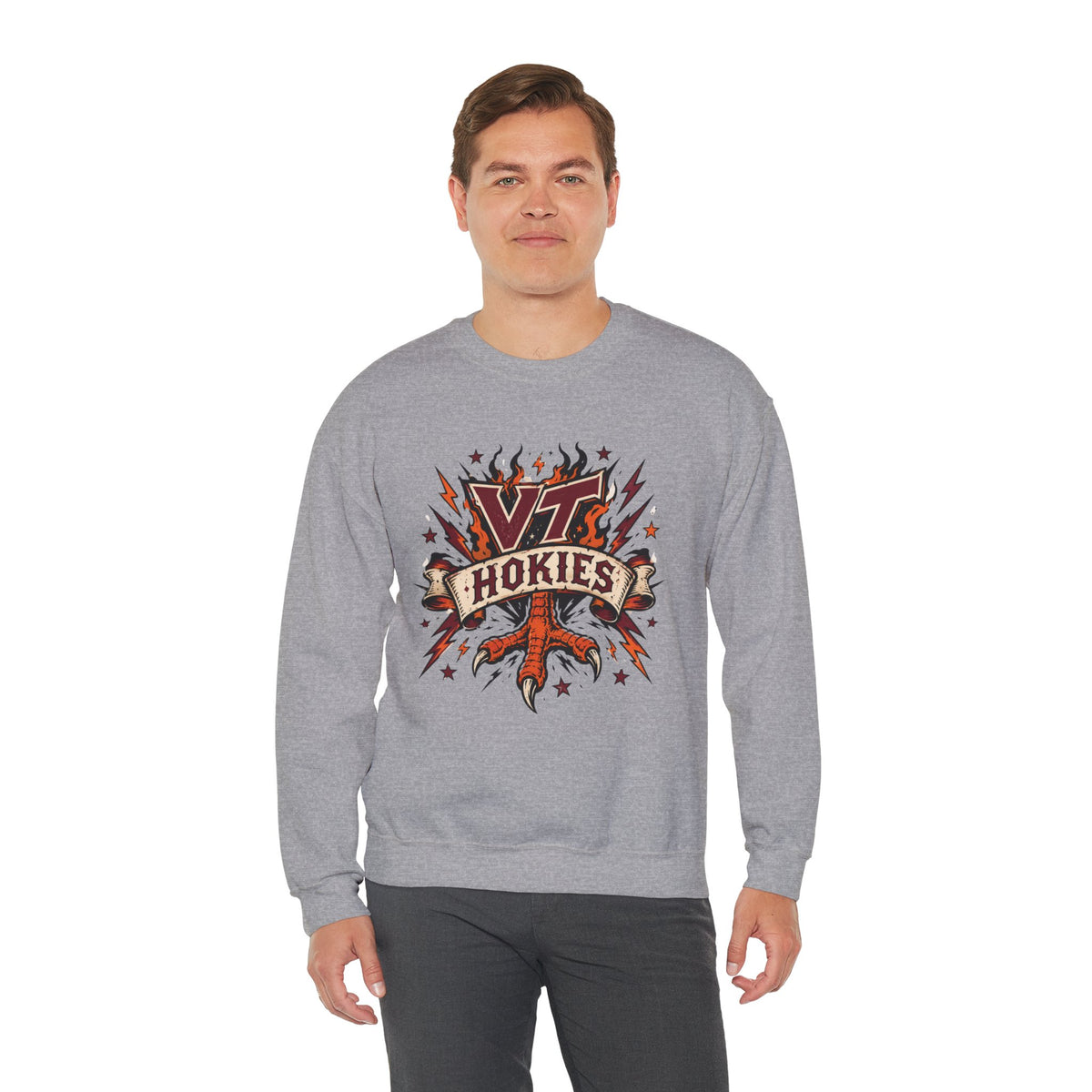 Virginia Tech Crewneck Unisex Heavy Blend™ Crewneck Sweatshirt