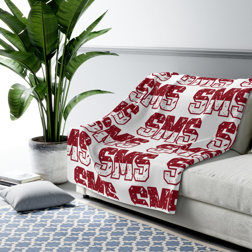 SMS Sherpa Fleece Blanket
