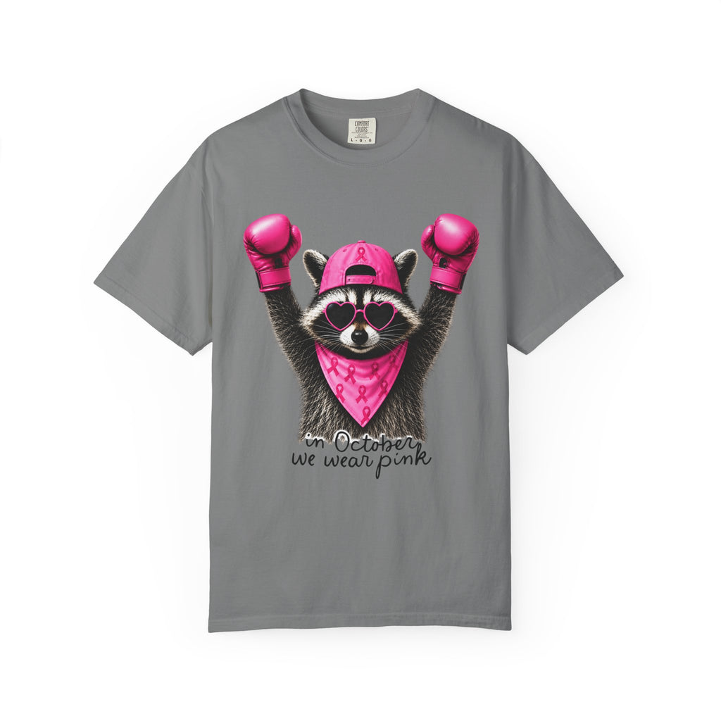 In October We Wear Pink Unisex Garment-Dyed T-shirt