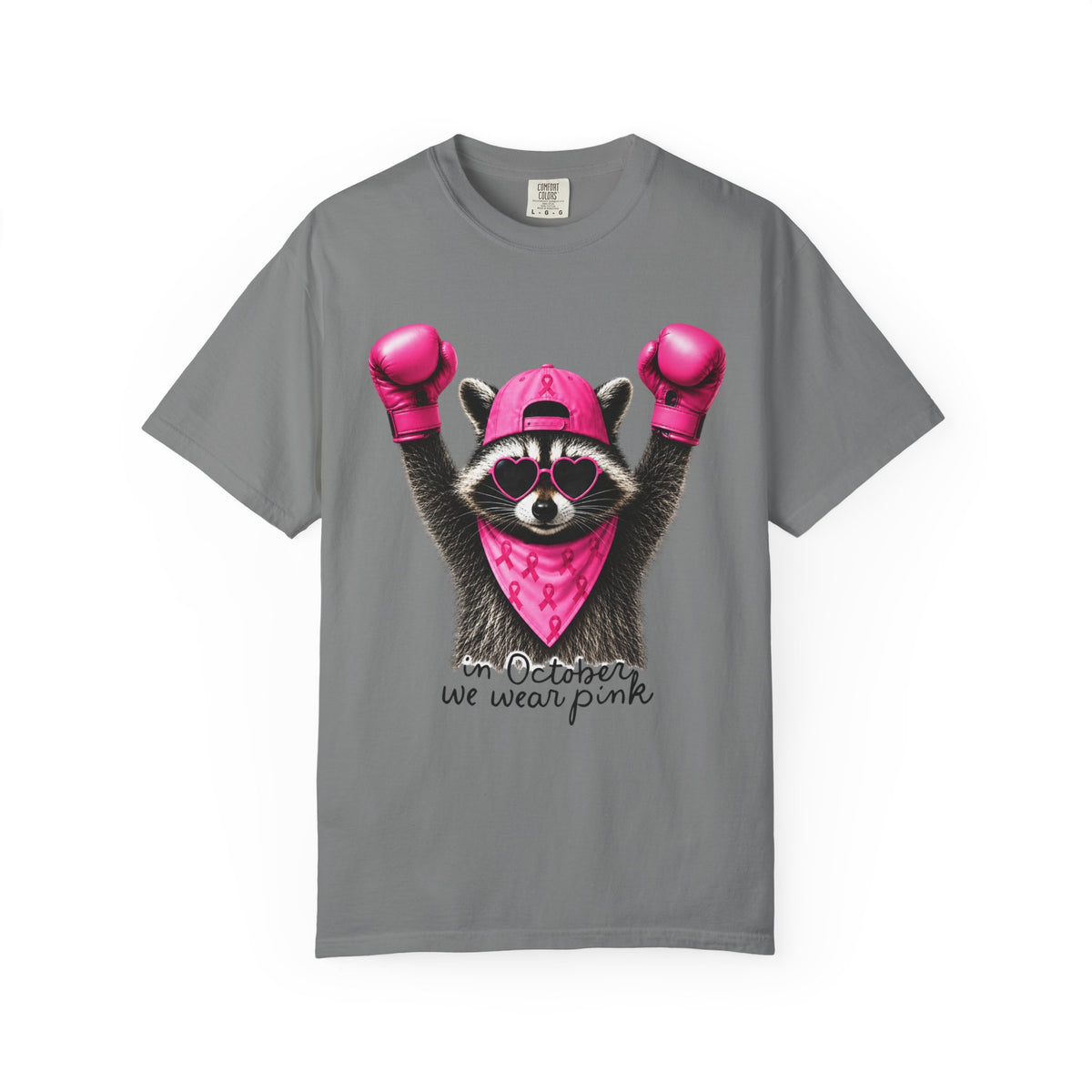 In October We Wear Pink Unisex Garment-Dyed T-shirt