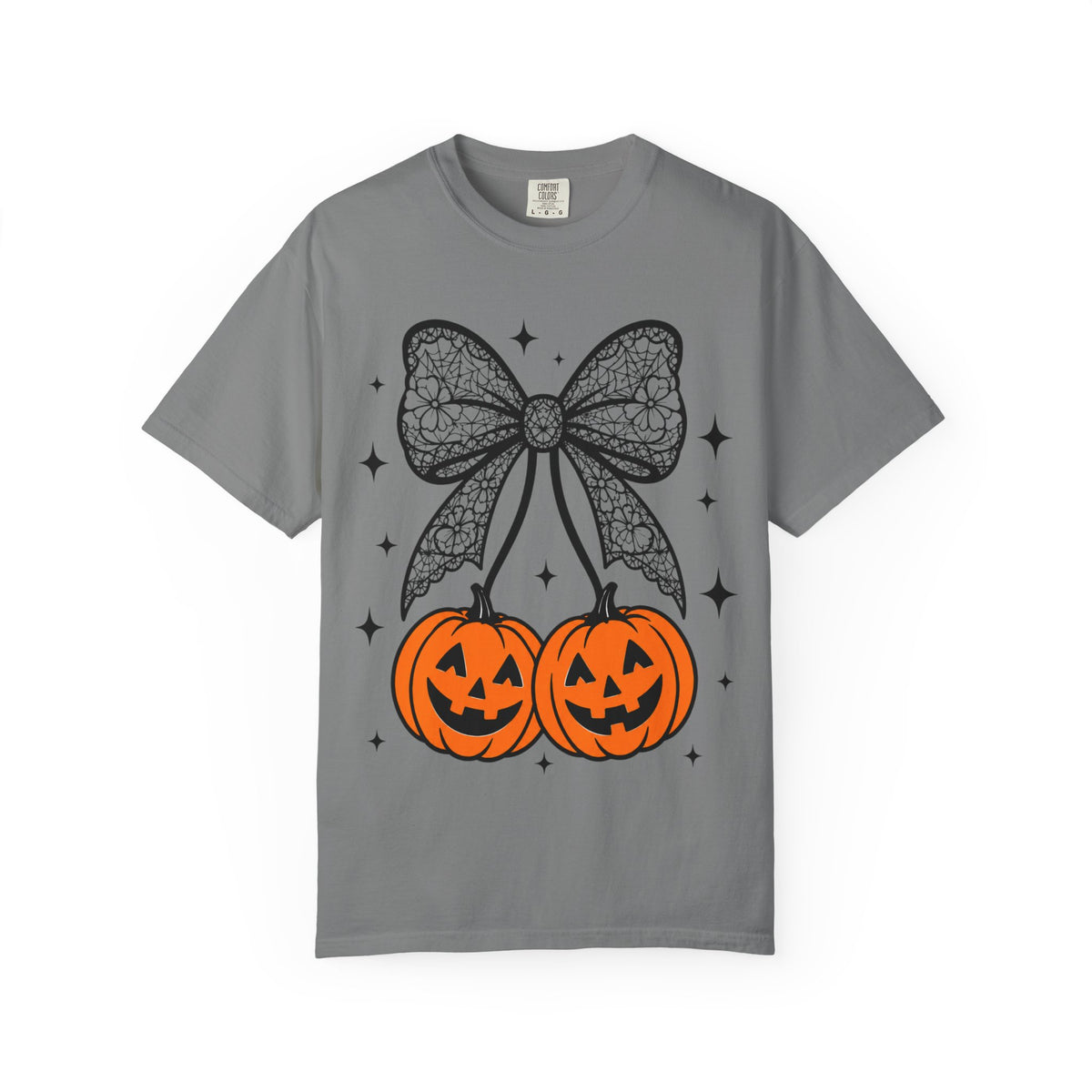 Bow Pumpkins Unisex Garment-Dyed T-shirt