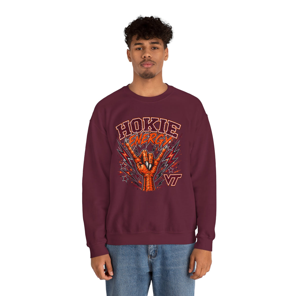 Hokie Energy Crewneck Sweatshirt