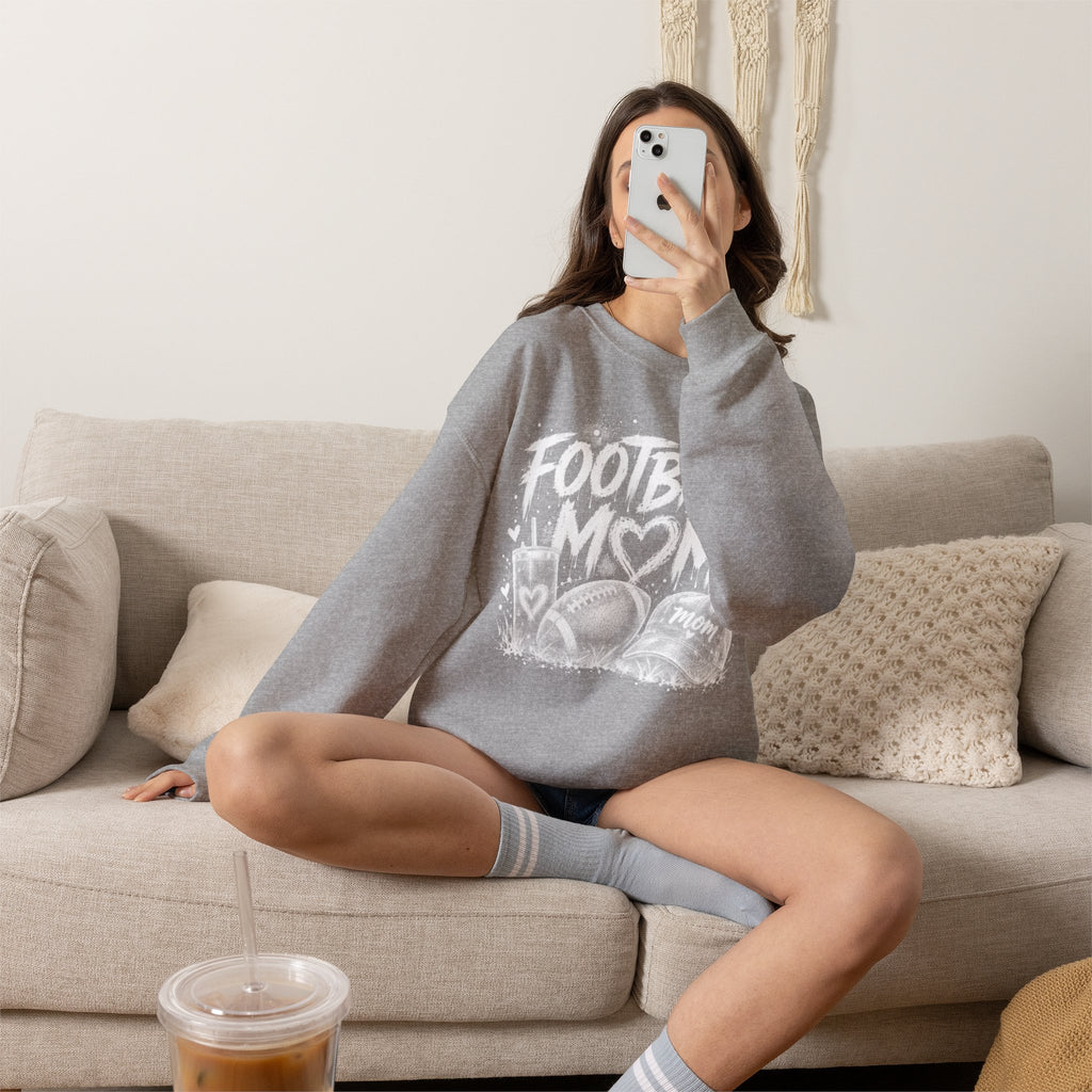 Football Mom Crewneck Sweatshirt