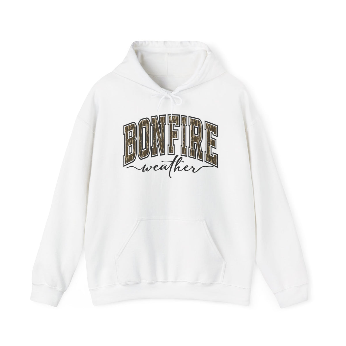 Bonfire Season Camo Unisex Heavy Blend™ Hooded Sweatshirt