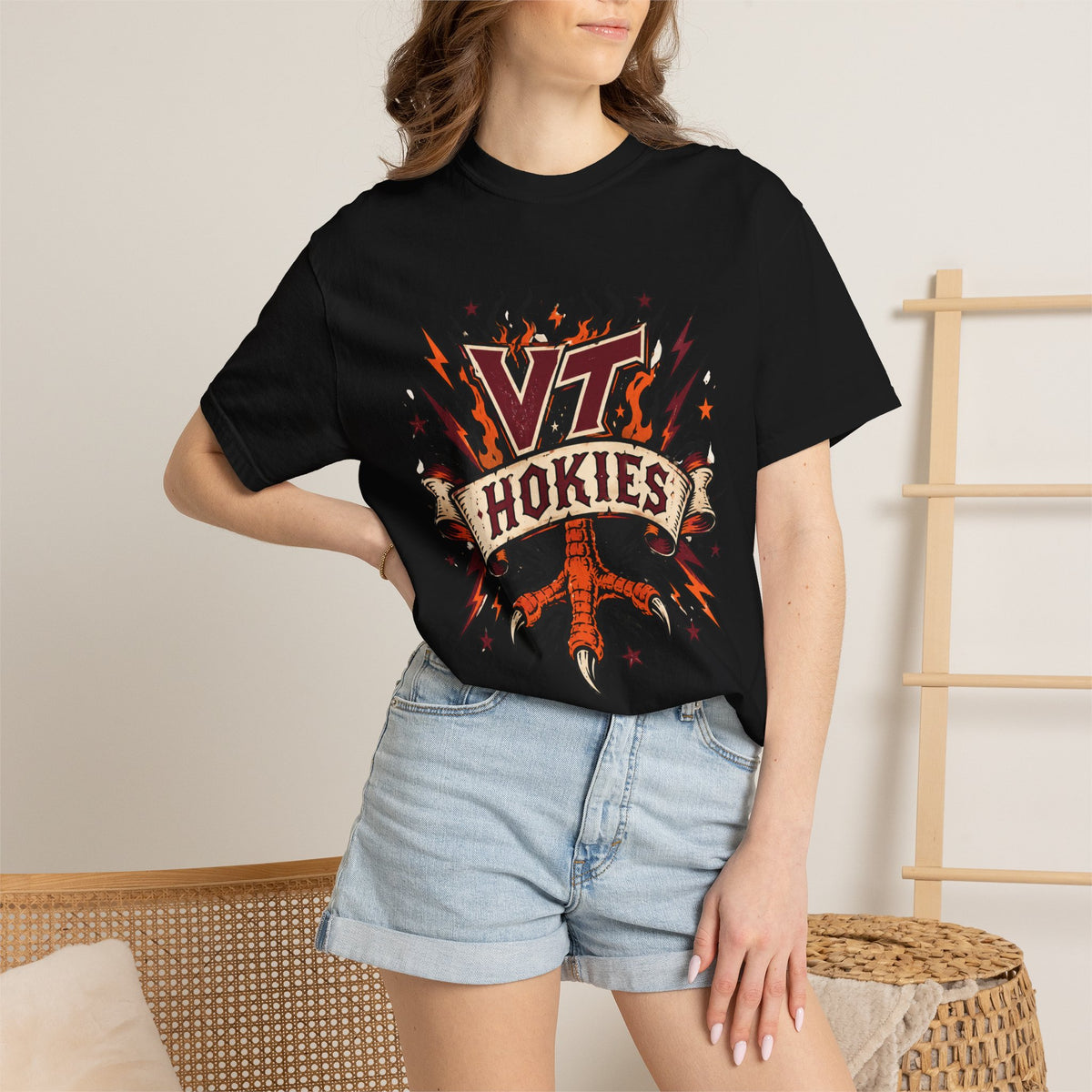 VA Tech Hokies Unisex Garment-Dyed T-shirt
