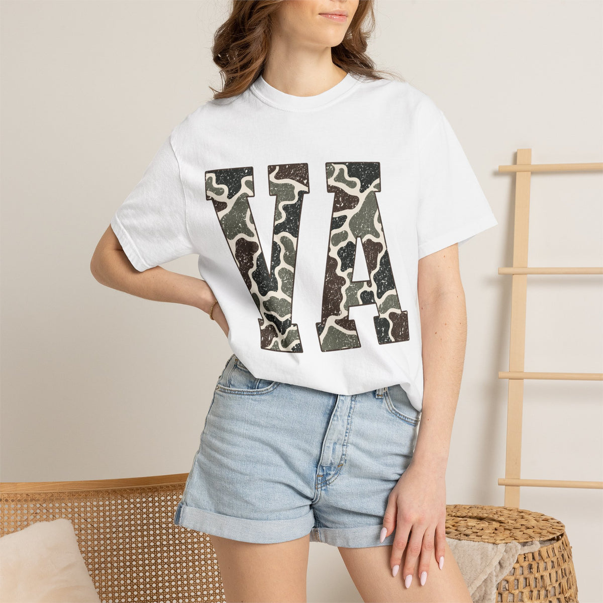 VA Camo Unisex Garment-Dyed T-shirt