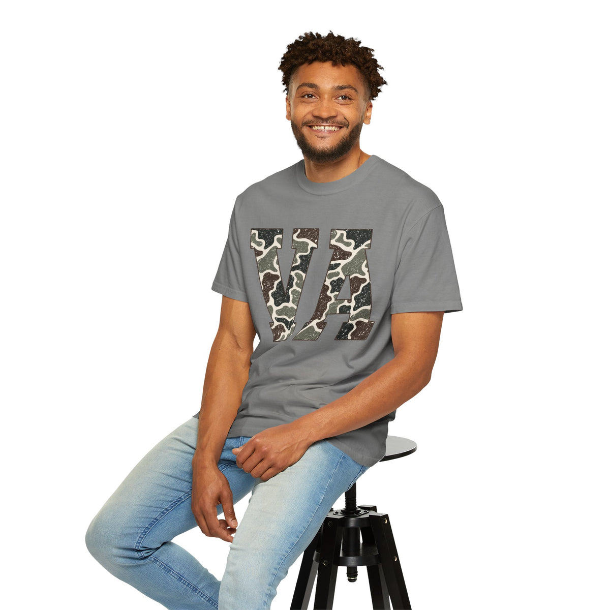 VA Camo Unisex Garment-Dyed T-shirt