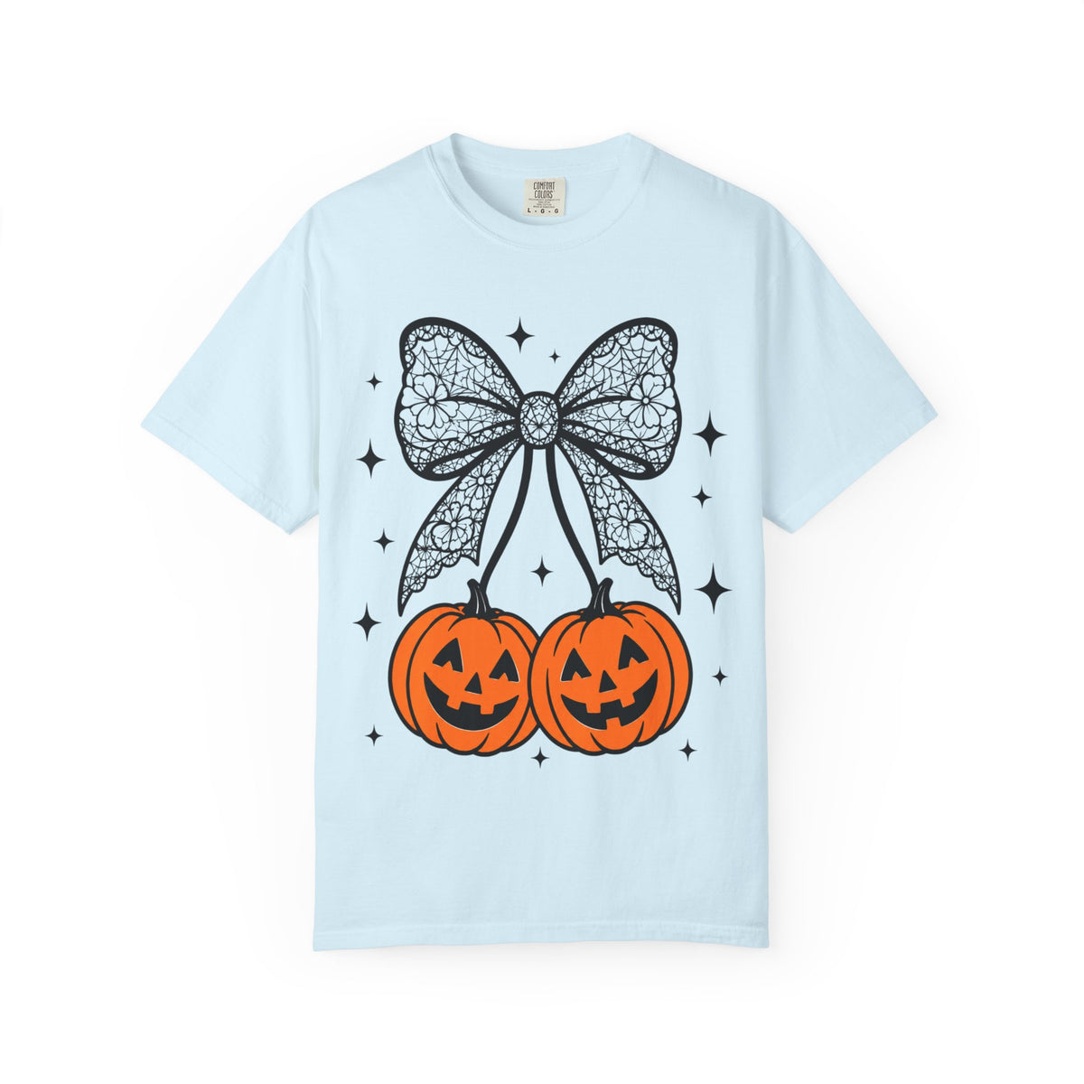 Bow Pumpkins Unisex Garment-Dyed T-shirt