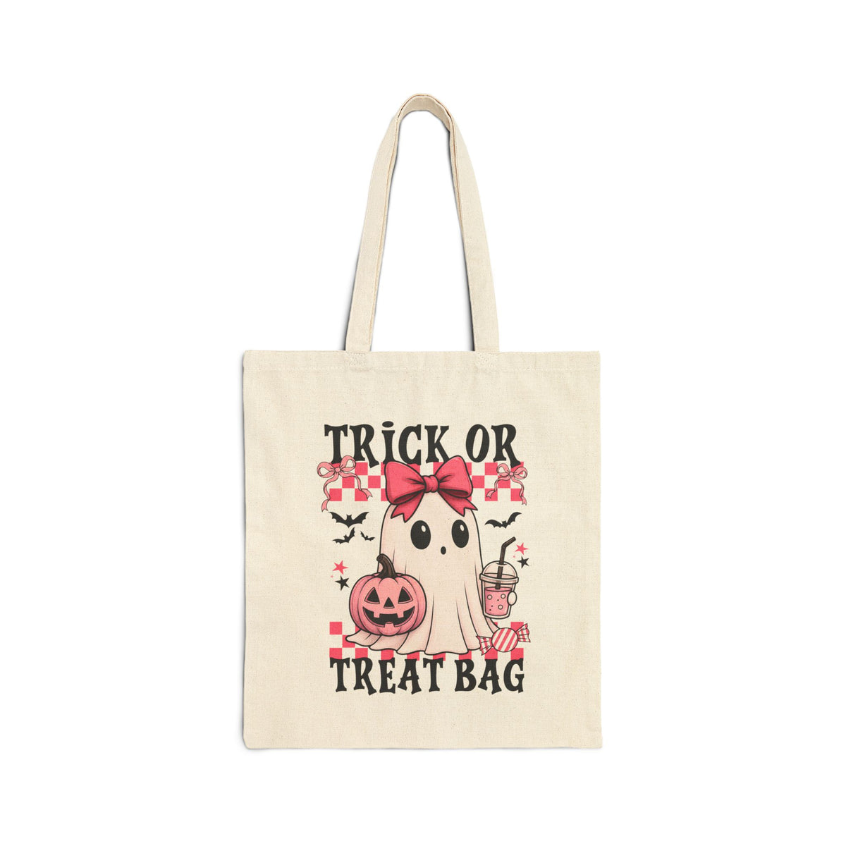 Trick or treat pink bag