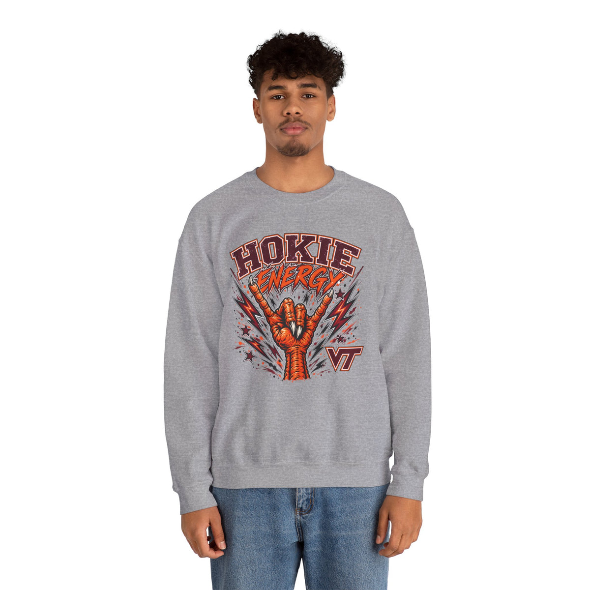 Hokie Energy Crewneck Sweatshirt