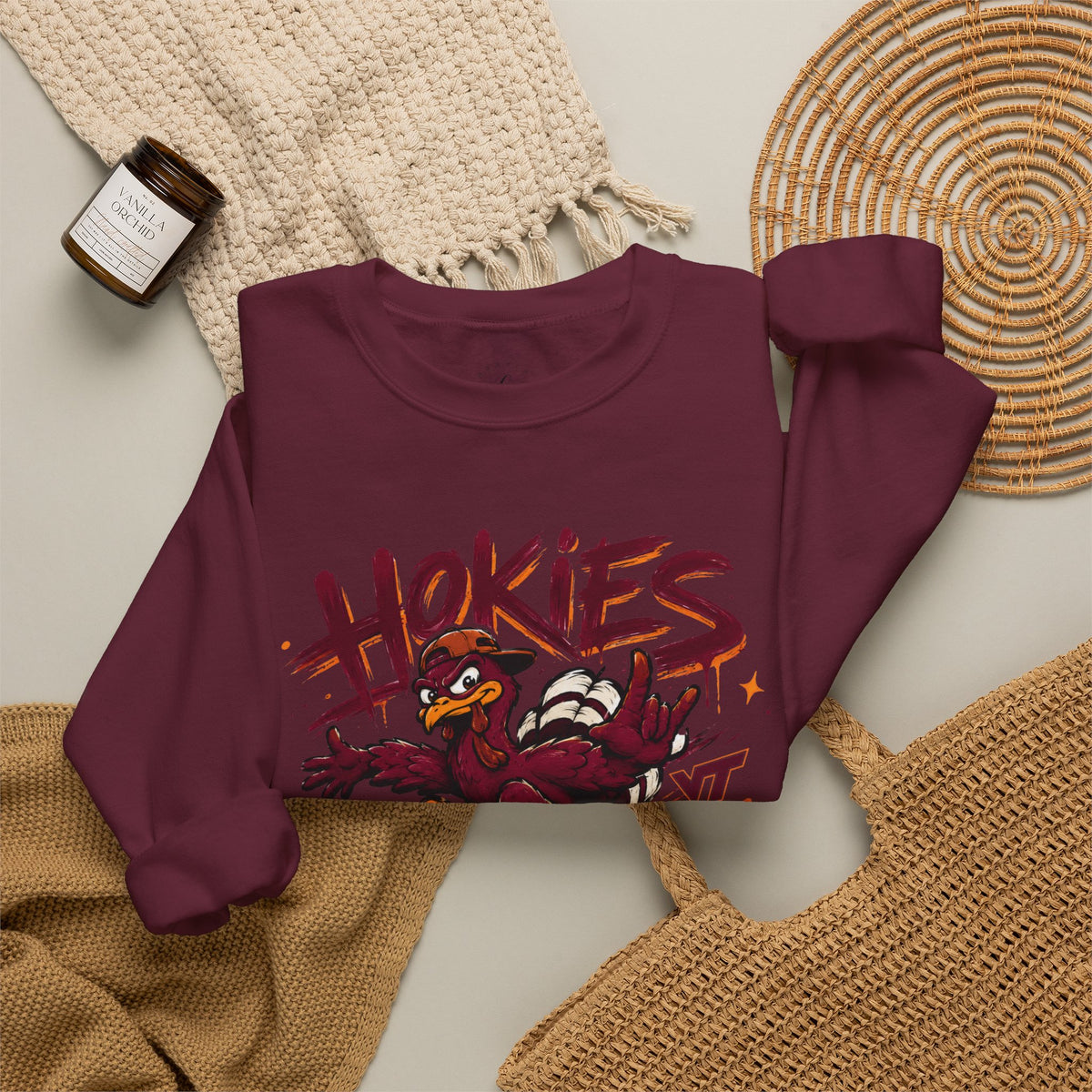Virginia Tech Unisex Heavy Blend™ Crewneck Sweatshirt