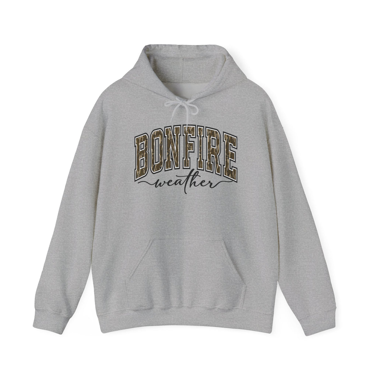 Bonfire Season Camo Unisex Heavy Blend™ Hooded Sweatshirt