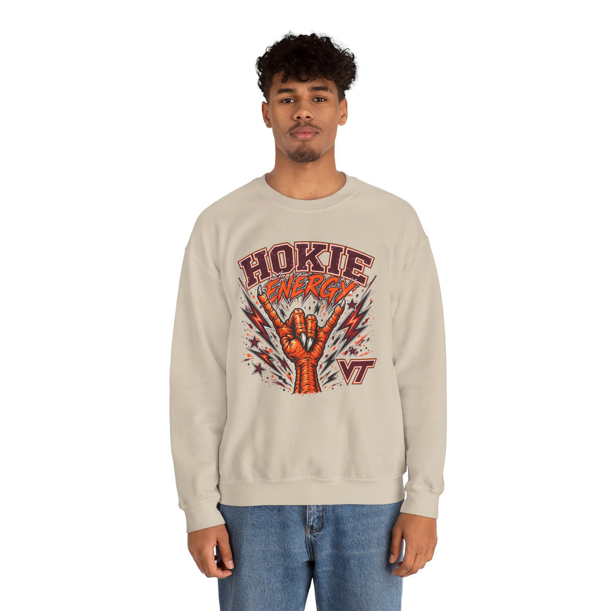 Hokie Energy Crewneck Sweatshirt