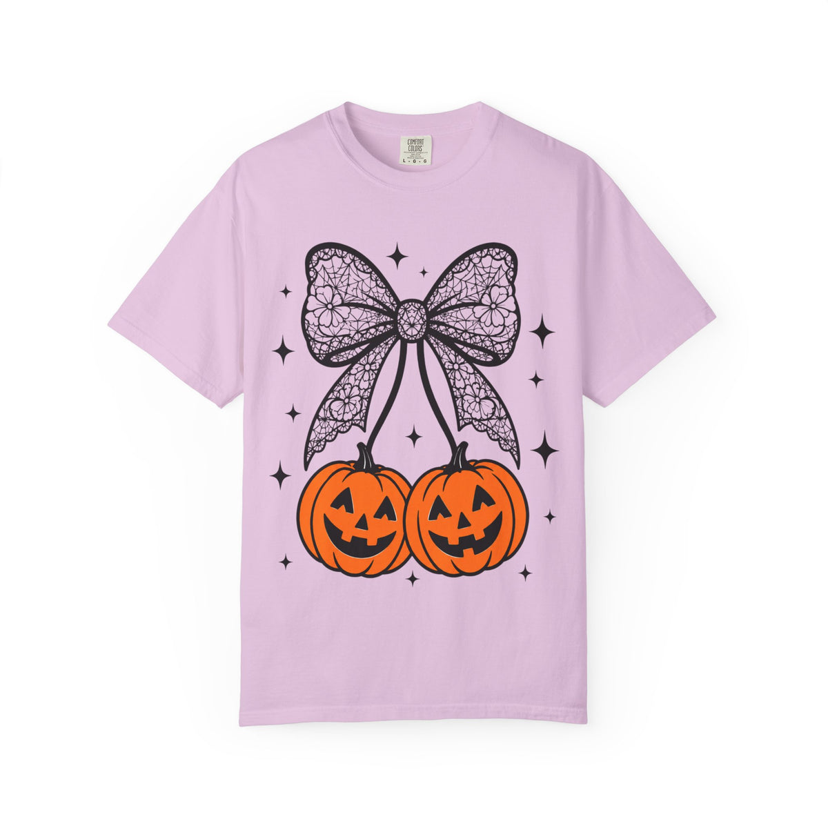 Bow Pumpkins Unisex Garment-Dyed T-shirt